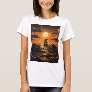 Ship sailing in the night T-Shirt