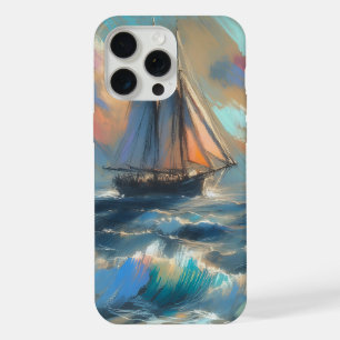 Ship Sailing On The Sea iPhone 15 Pro Max Case