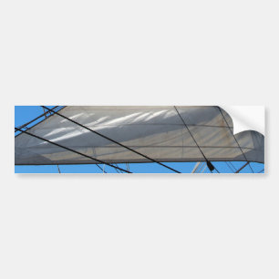 Ship Sails Background Background Bumper Sticker