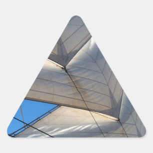Ship Sails BackgroundTriangle Sticker