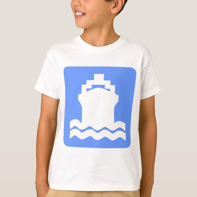 Ship Shape - Baby Blue T-Shirt (Front)
