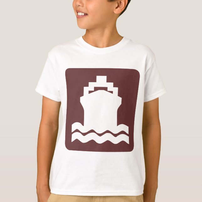 Ship Shape - Dark Brown T-Shirt (Front)