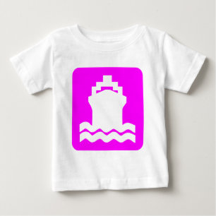 Ship Shape - Magenta Baby T-Shirt