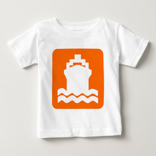 Ship Shape - Orange Baby T-Shirt (Front)