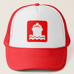 Ship Shape - Red Trucker Hat