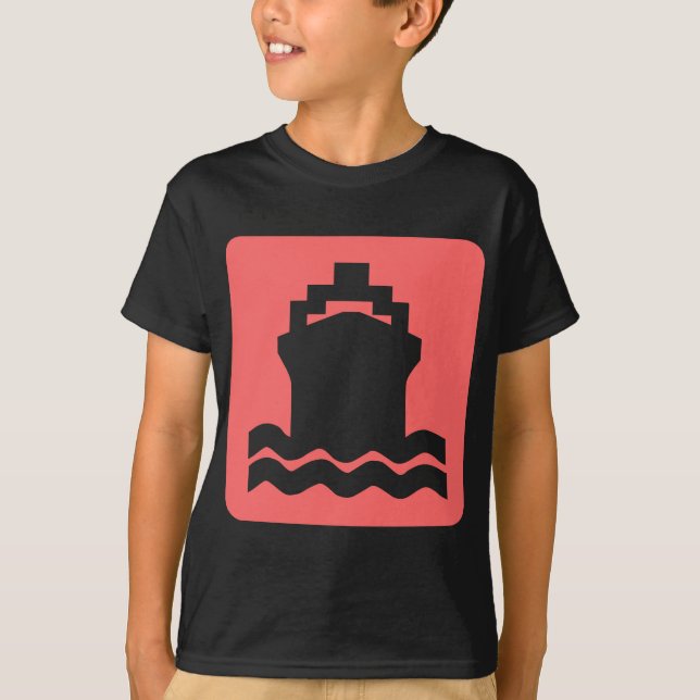 Ship Shape - Tropical Pink T-Shirt (Front)