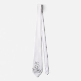 Ship Sketch tie