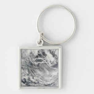 Ship tracks in the Pacific Ocean Key Ring