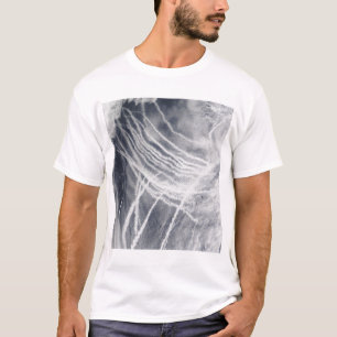 Ship tracks the northern Pacific Ocean T-Shirt