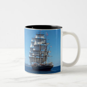 Ship Two-Tone Coffee Mug