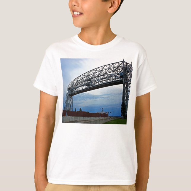 Ship under the Lift Bridge T-Shirt (Front)