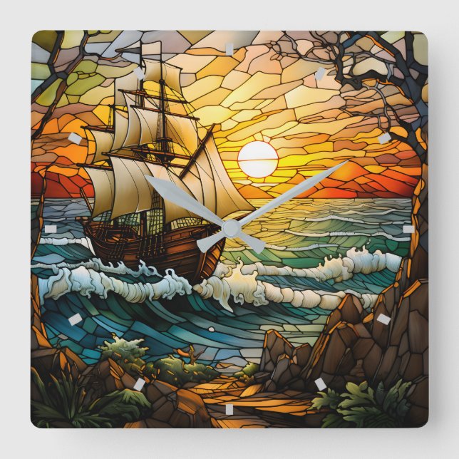 Ship Wall Clock (Front)