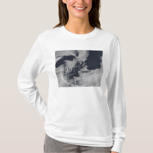 Ship-wave-shaped clouds in the South Indian Oce T-Shirt