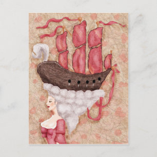 Ship Wig Postcard