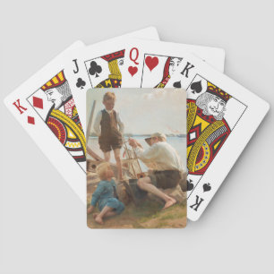 Shipbuilders (by Albert Edelfelt) Playing Cards