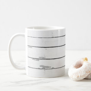 Shiplap Rustic Nautical Texture Wood Coffee Mug