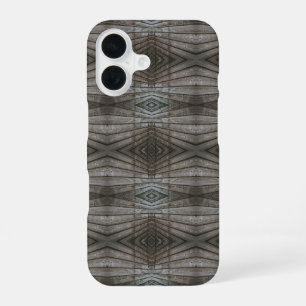 Shiplap Wood Planks Perspective Southwest Pattern iPhone 16 Case