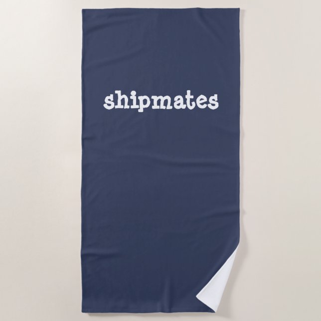 shipmates beach towel (Front)