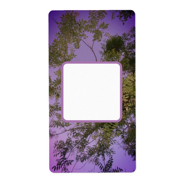 Shipping  Address Labels cool eco style design (Front)