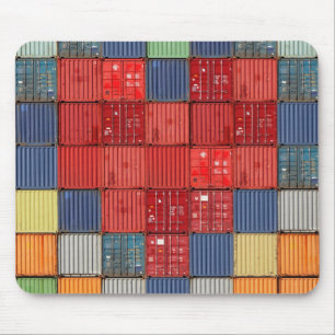Shipping Container Heart Mouse Pad