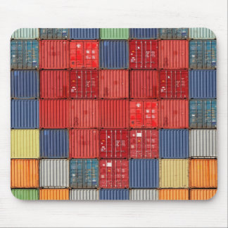 Shipping Container Heart Mouse Pad