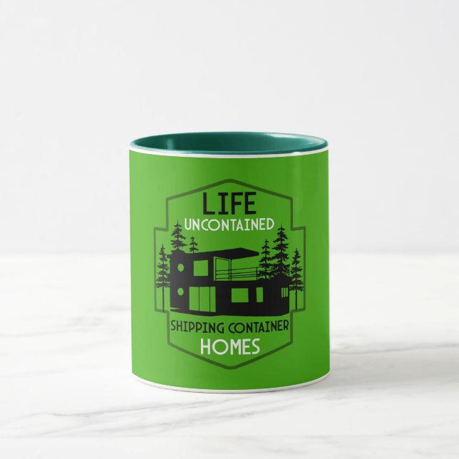 Shipping Container Home living Mug (Center)