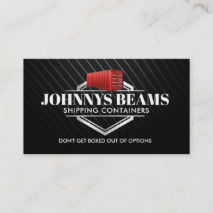 Shipping Containers Business Cards