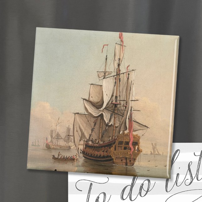 Shipping in a Calm | Peter Monamy Magnet (Creator Uploaded)