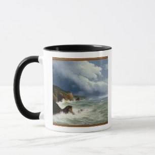 Shipping in Open Seas, 1882 (oil on canvas) Mug