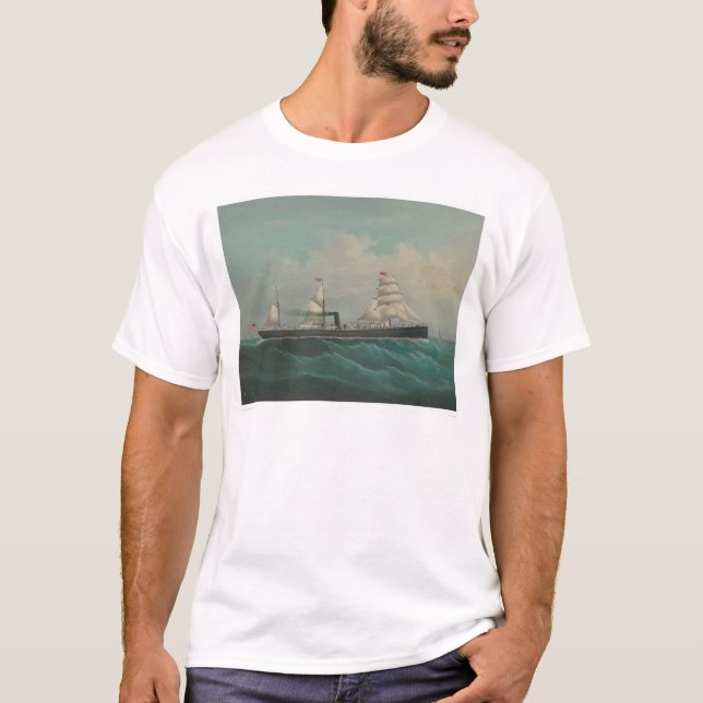 Shipping Vessel- The City of Rio de Janeiro (1260) T-Shirt (Front)