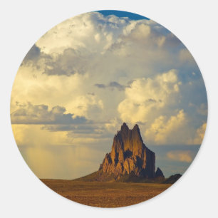 Shiprock vs. Thunderhead Classic Round Sticker