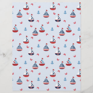 Ships Ahoy! Dual-sided Scrapbook Paper