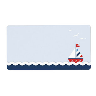 Ships Ahoy! Name Tag