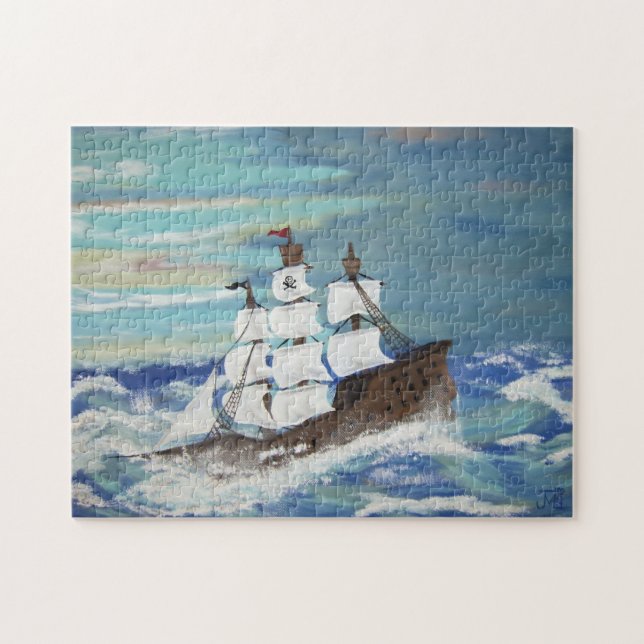 Ships Ahoy Puzzle by JML (Horizontal)