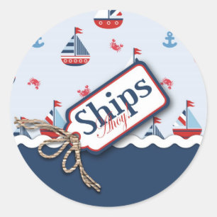Ships Ahoy! Sticker 2