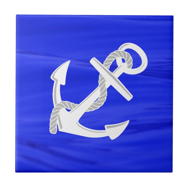 Ship's Anchor Ceramic Tile (Front)