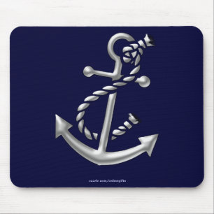 Ship's Anchor Nautical Marine-Themed Gift Mouse Pad