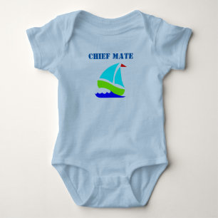 Ship's Chief Mate Baby Romper Bodysuit