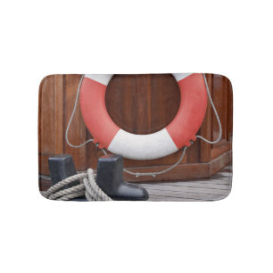 Ships Lifebelt Bath Mat
