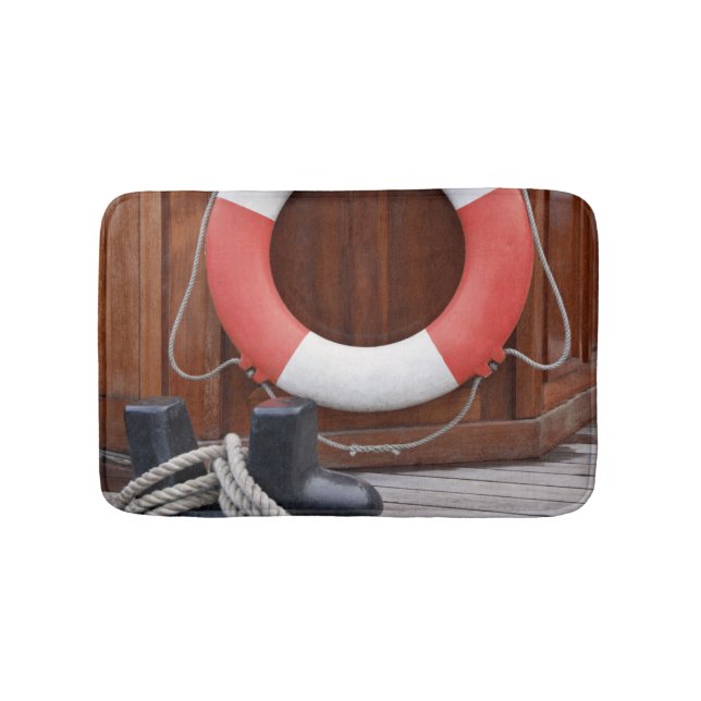 Ships Lifebelt Bath Mat (Front)