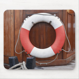 Ships Lifebelt Mouse Pad