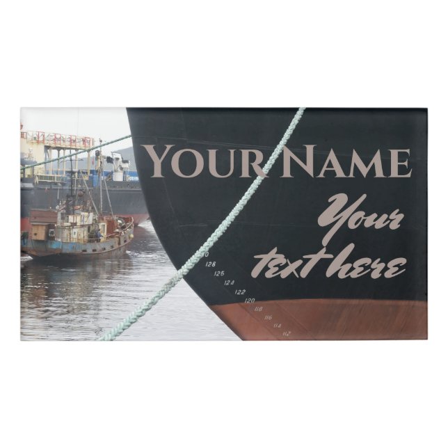 Ships  name tag (Front)