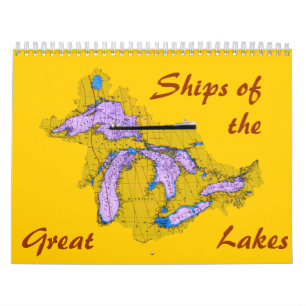 Ships of the, Great, Lakes Calendar