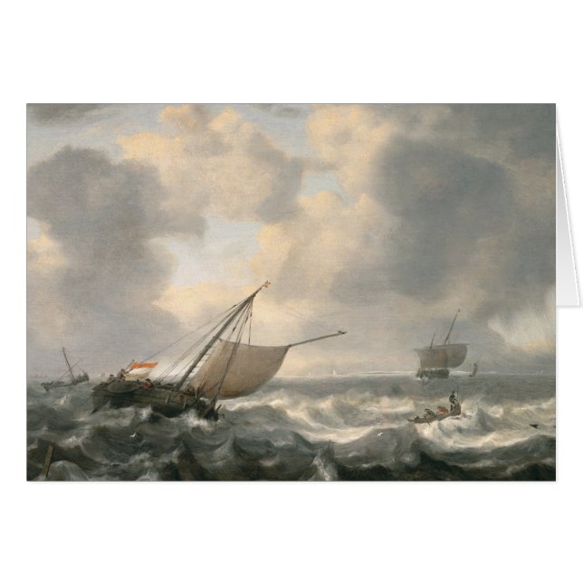 Ships on a Choppy Sea (Front Horizontal)