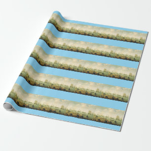 Ships on a Dutch roadstead Wrapping Paper