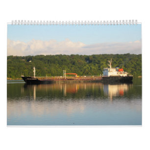 Ships On The Hudson River 2016 Calendar