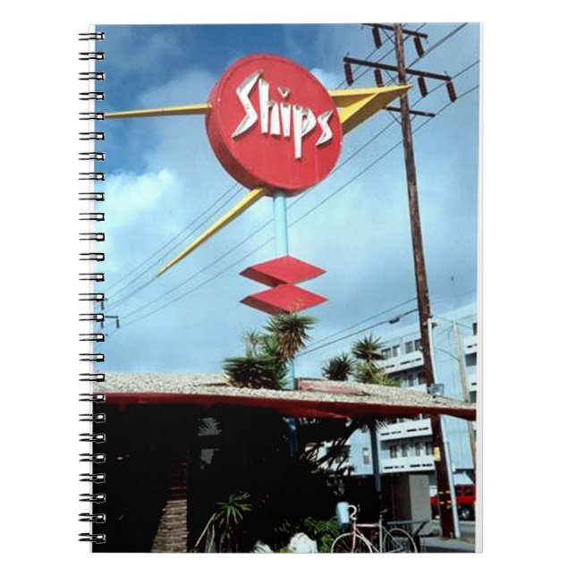 Ships Sign Culver City Notebook (Front)