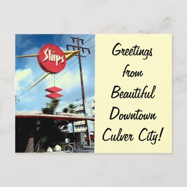 "Ships Sign" Postcard (Front)