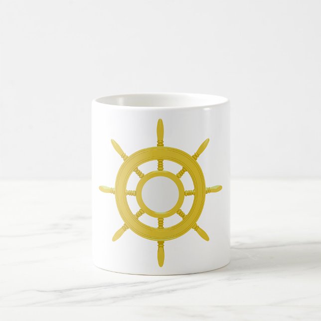 Ships Wheel Coffee Mug (Creator Uploaded)