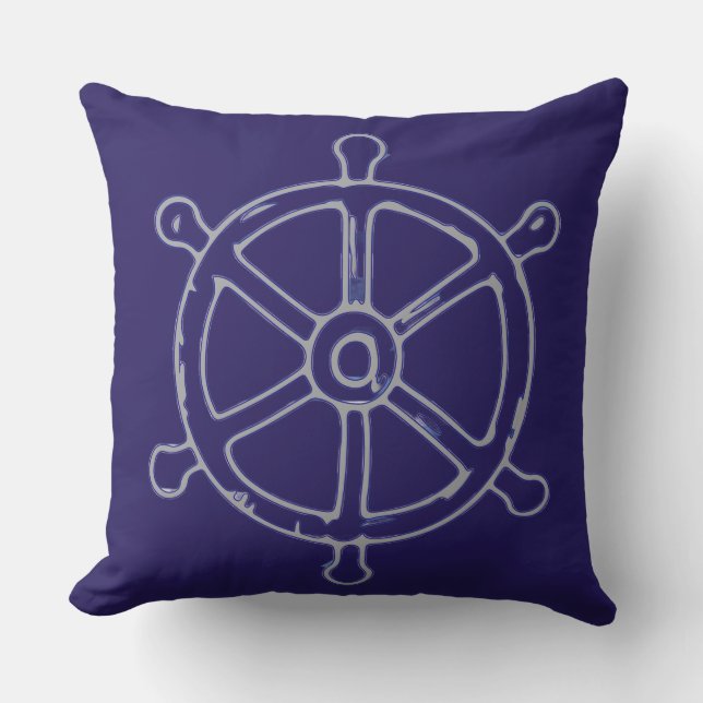 Ships wheel design  cushion (Front)